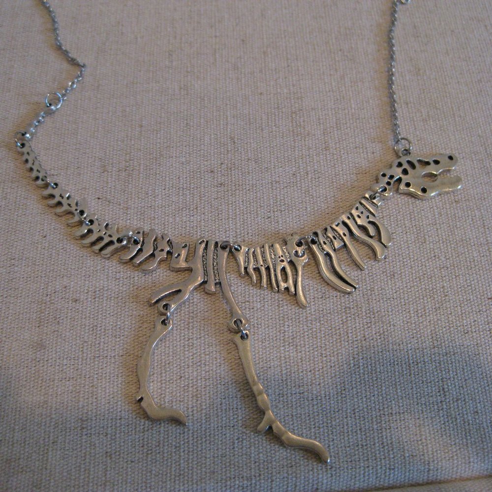 T-Rex Metal Adjustable Necklace